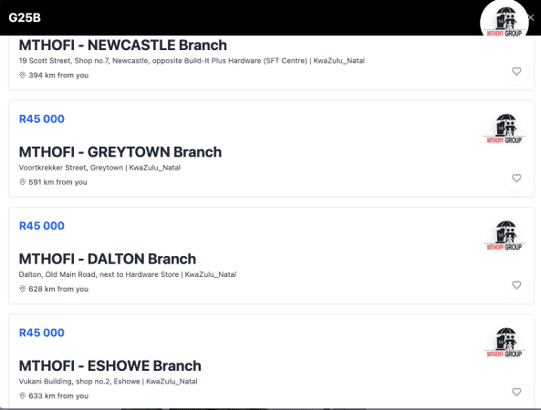 testing listing