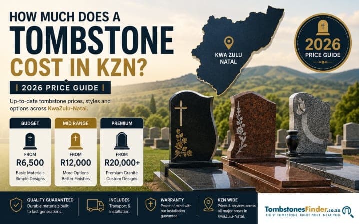 How Much Does a Tombstone Cost in KZN? A 2026 Price Guide